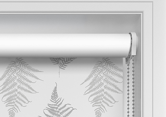 Delicate Ferns, Fog Grey - Twist&Fit Roller Blind - Image 11